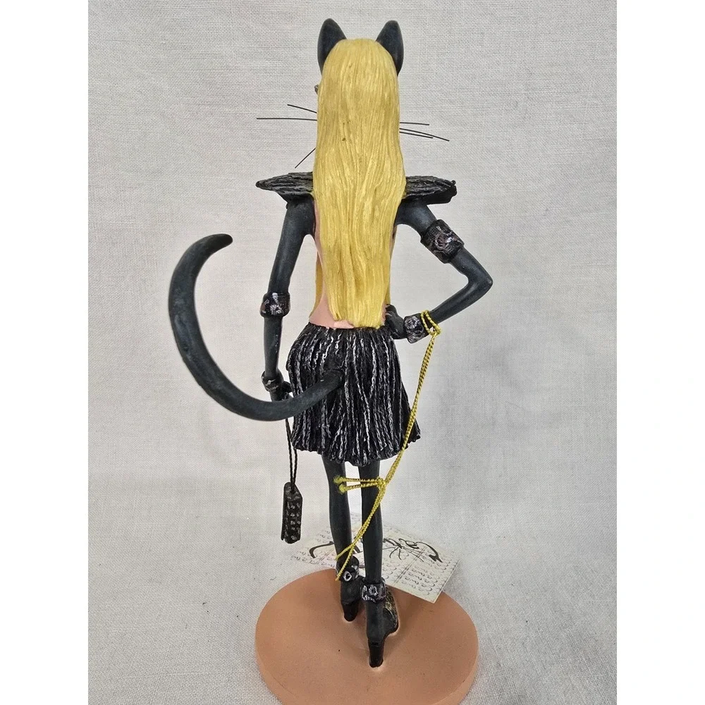 Westland Giftware Catwalk Sleek Cat Figurine 13812 Fashion‎ Black Cat 2005 7.5